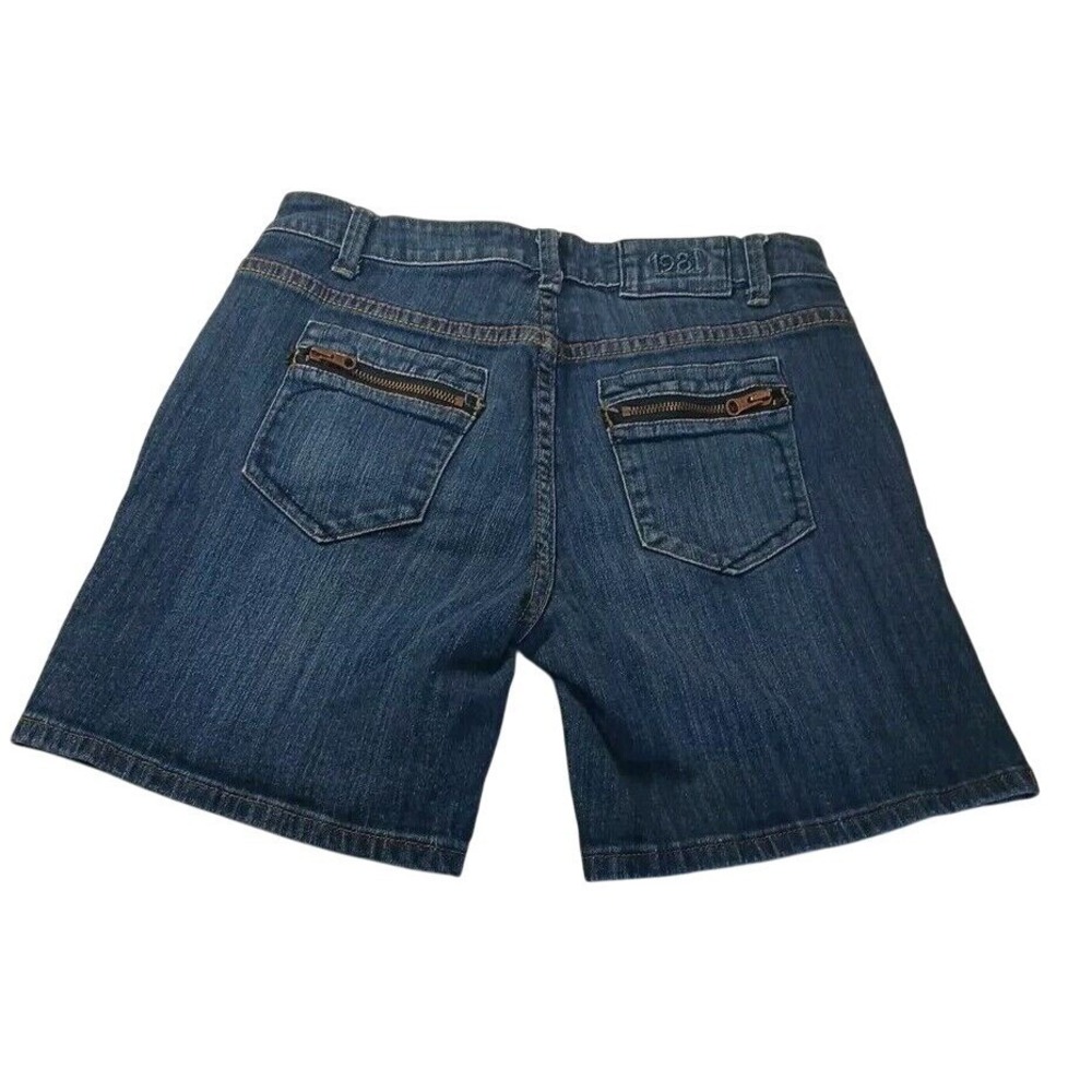 Ruff Hewn 1981 Jean Shorts Women's 4 Eco Denim‎ Zip Pocket Retro Casual Y2K